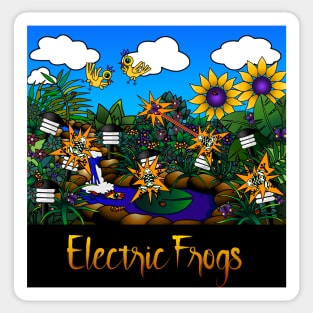 Electric Frogs Sticker